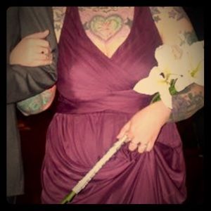 David’s bridal bridesmaid dress